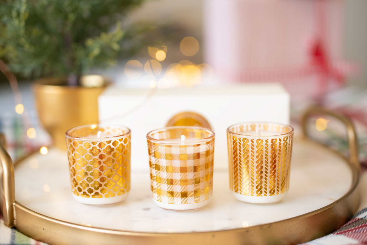 Gold Holiday Minis & Matches Set