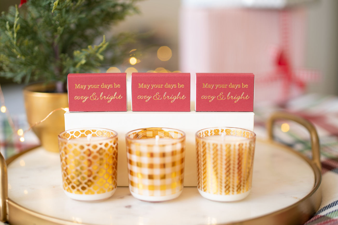 Gold Holiday Minis & Matches Set