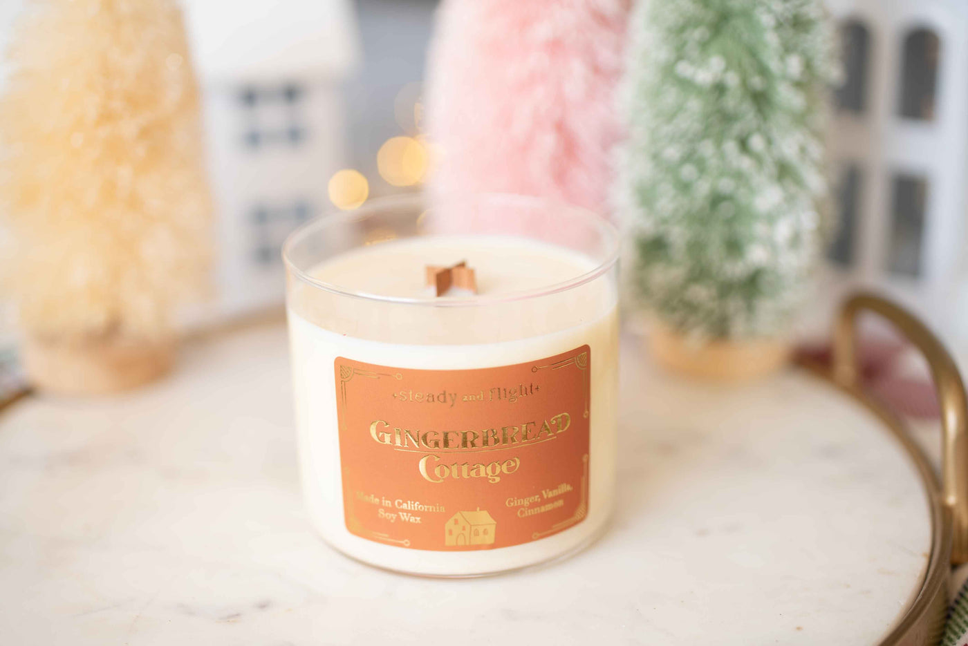 Gingerbread Cottage Candle