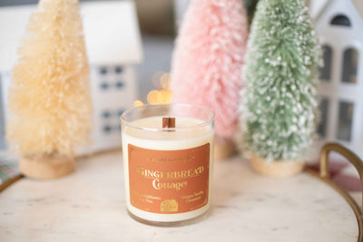 Gingerbread Cottage Candle