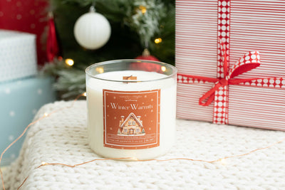 Winter Warmth Gingerbread Candle